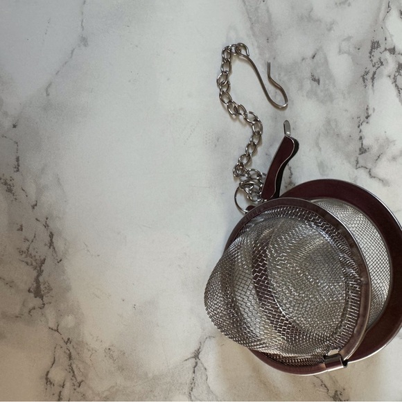 Tea Steeper , Size 1 " with bee charm . - Picture 5 of 10